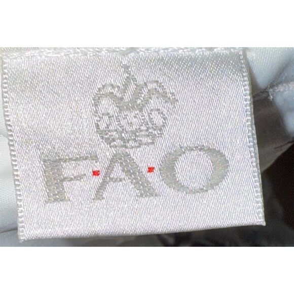 FAO Schwarz Baby Girls Floral Party Dress Size 6M Black black velvet and satin - Picture 6 of 10